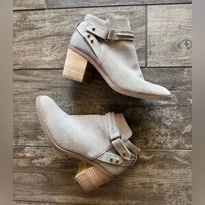 Women's Steve Madden Pati Suede Ankle Boots - Taupe